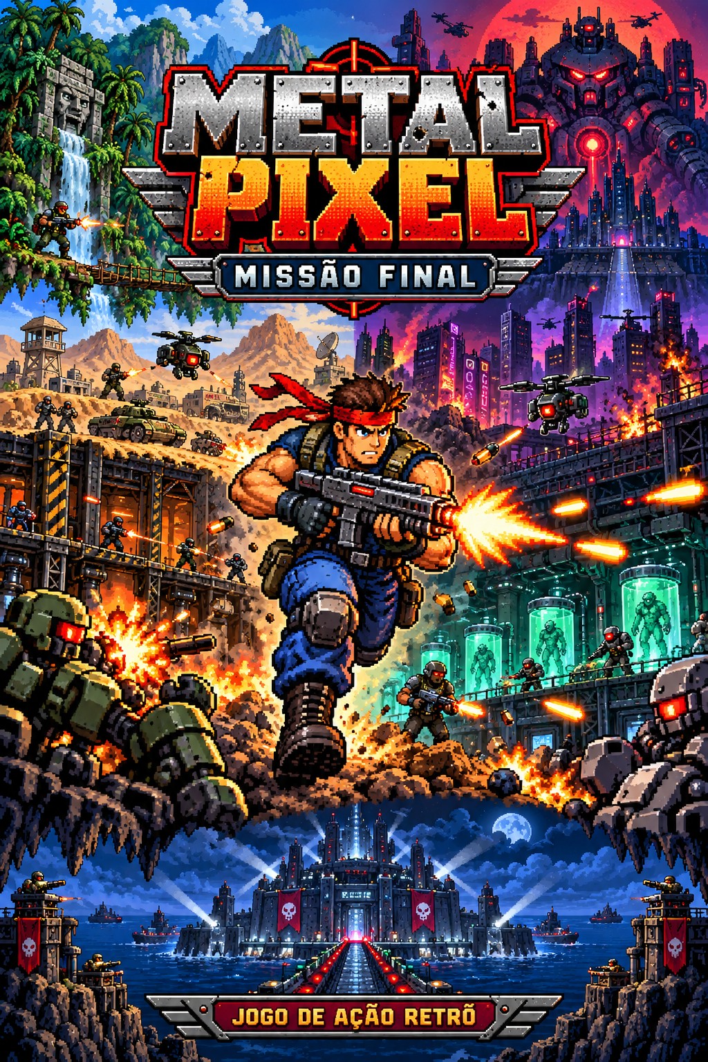 Capa de METAL PIXEL - Missão Final