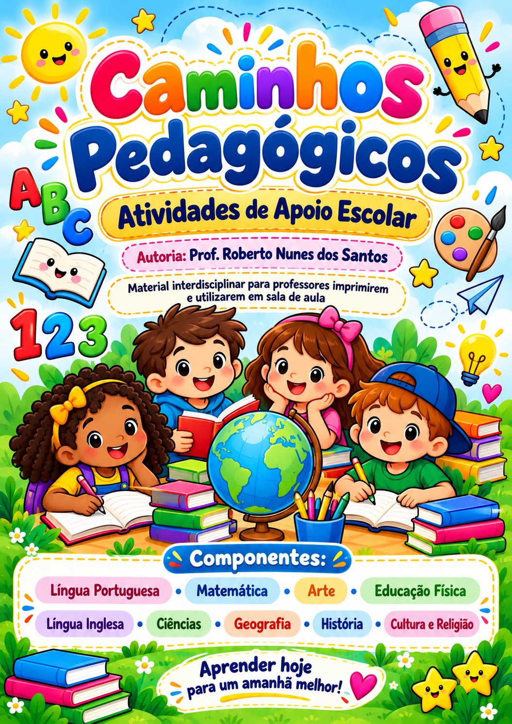 Capa de CAMINHOS PEDAGÓGICOS – ATIVIDADES DE APOIO ESCOLAR