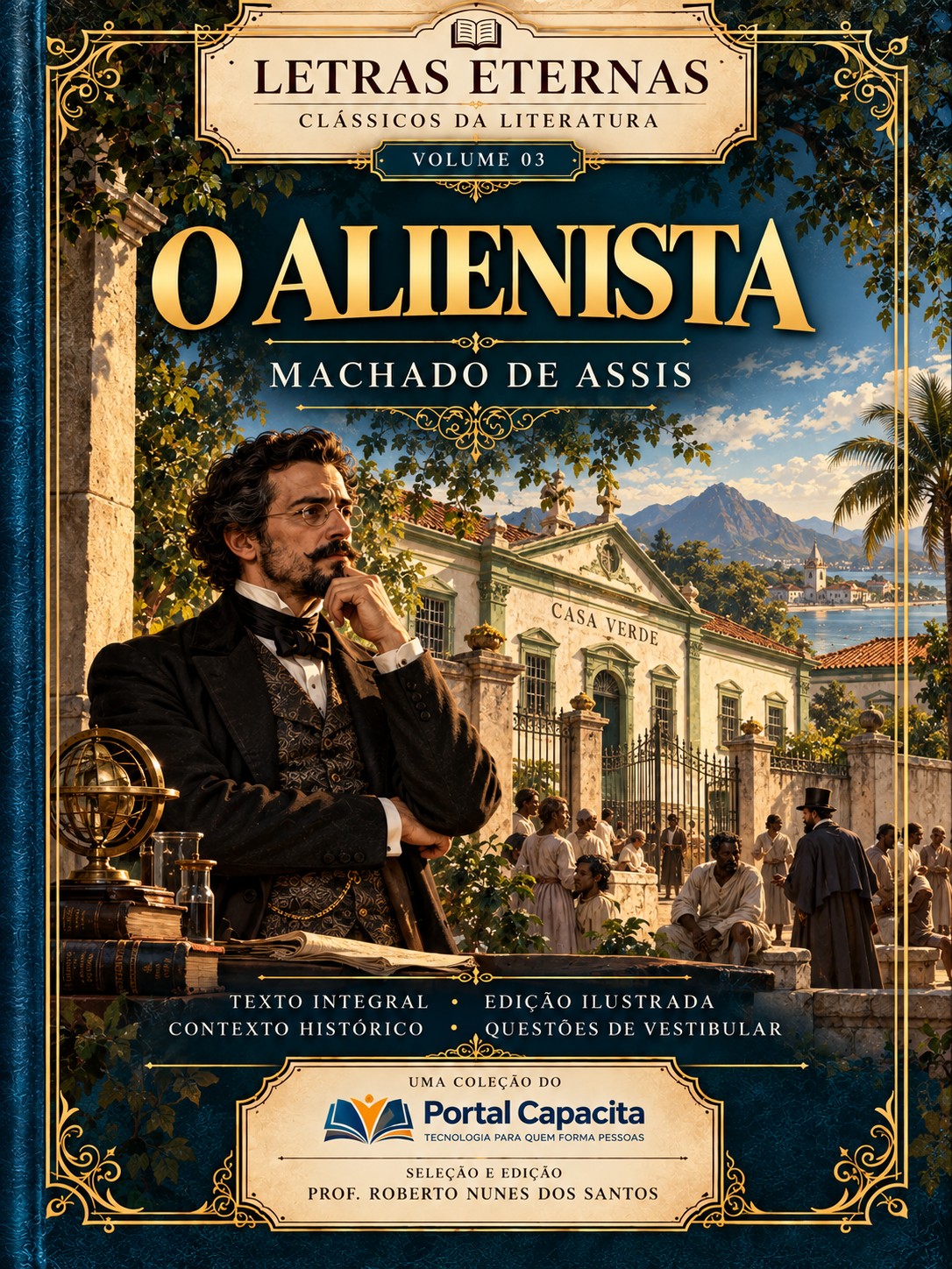 Capa de O ALIENISTA — MACHADO DE ASSIS