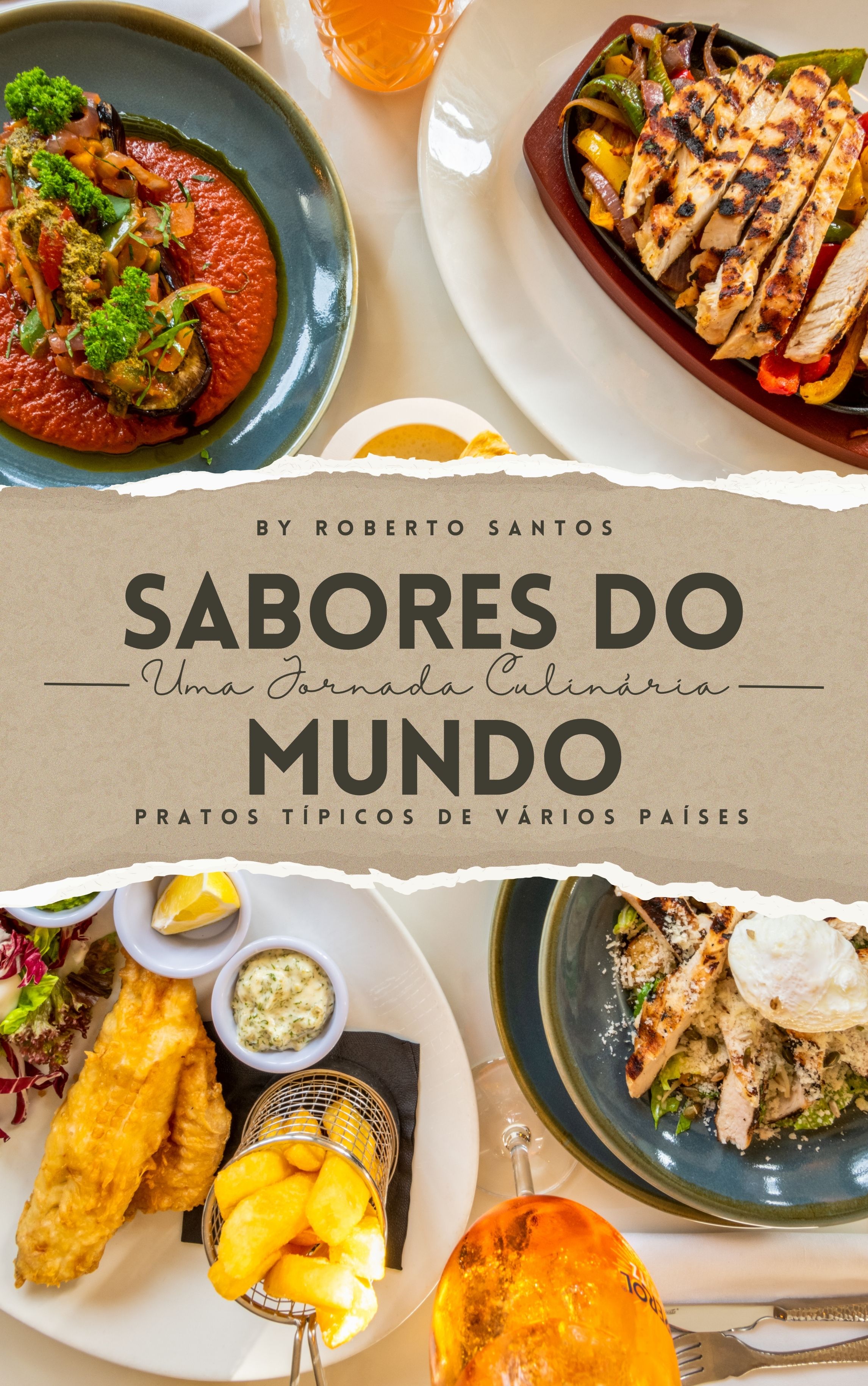 Capa de Sabores do Mundo : Uma Jornada Culinária