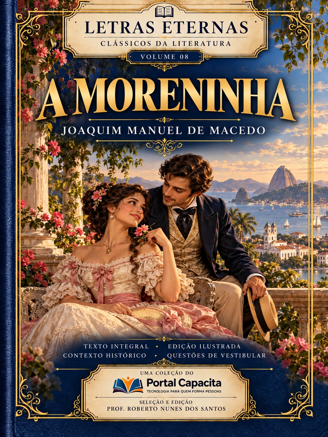 Capa de A MORENINHA — JOAQUIM MANUEL DE MACEDO