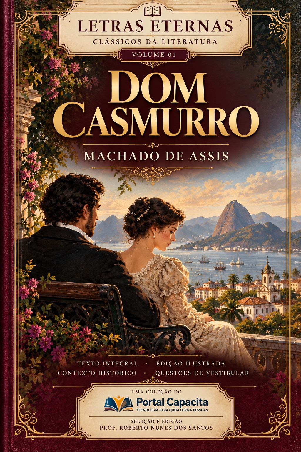 Capa de DOM CASMURRO — MACHADO DE ASSIS