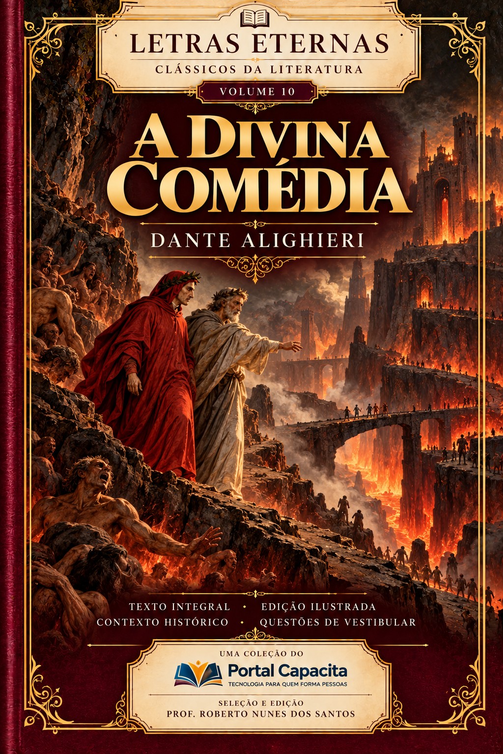 Capa de A DIVINA COMÉDIA — DANTE ALIGHIERI